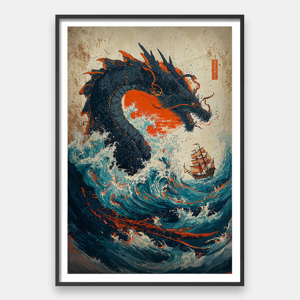 Aranami o Koete [Best Seller] – Japanese Dragon Sea Monster
