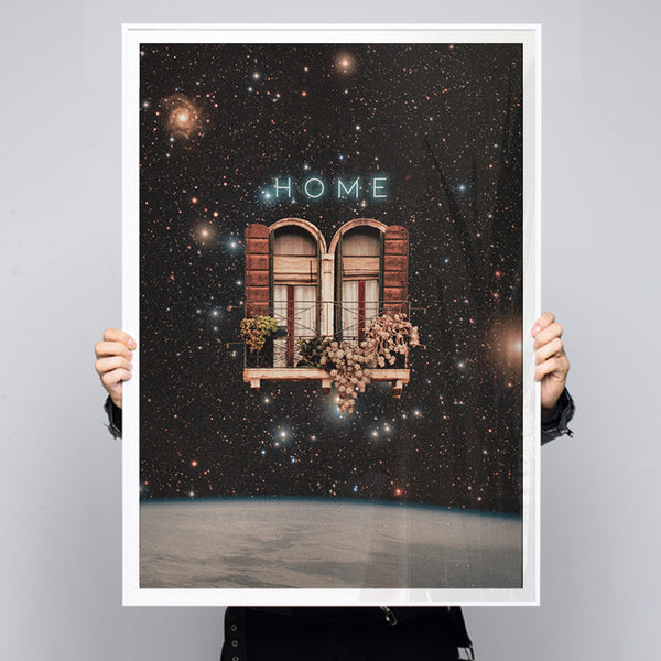 Home [Limited Release] – Surreal Window in Space Gallery Wall Art