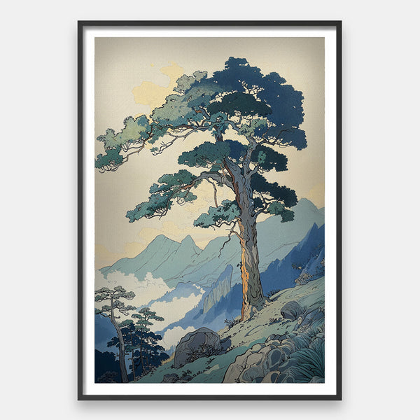 Rooted In Time [Best Seller] – Japanese Pine Tree Landscape