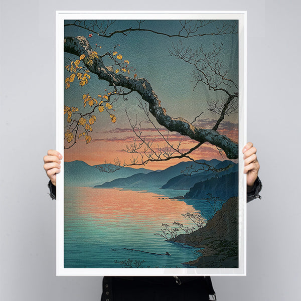 Sky Meets Silence - Japanese Landscape Wall Art – Andy okay