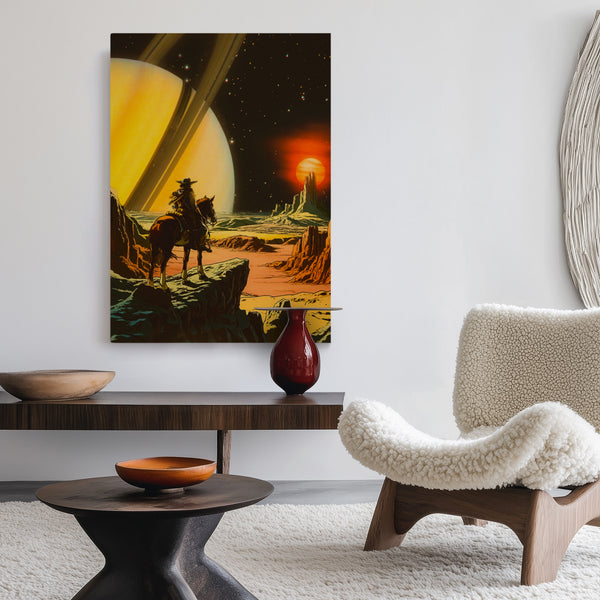 Cosmic Cowboy [Best Seller] – Western Space Gallery Canvas Wall