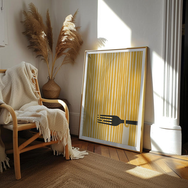 The Spaghetti Incident - Minimal Pasta Wall Art – Andy okay