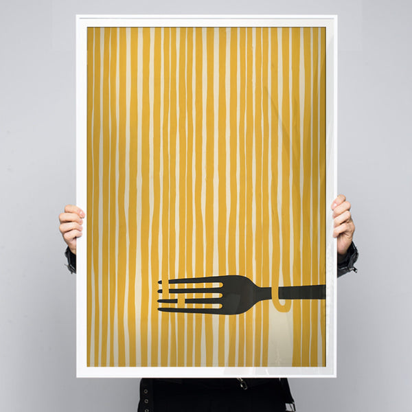 The Spaghetti Incident - Minimal Pasta Wall Art – Andy okay