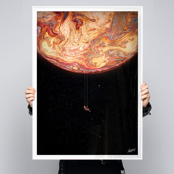 Swing [Best Seller] – Astronaut in Space Gallery Wall Art by