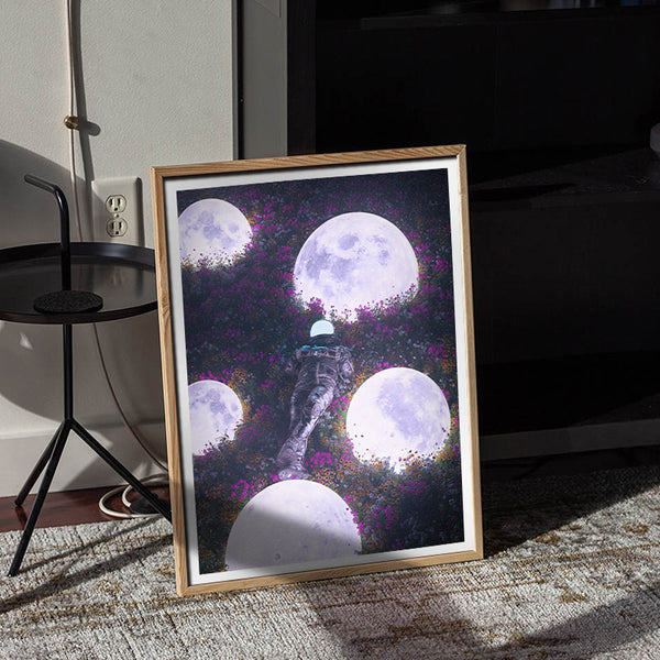 Sleeping With Moons [Best Seller] Astronaut in Flowers Gallery