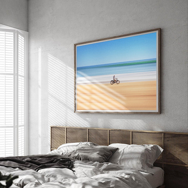 Easy Rider - Minimalist Beach Photography Print – Andy okay