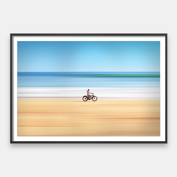 Easy Rider - Minimalist Beach Photography Print – Andy okay