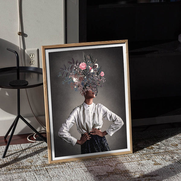 Eternal Grace – Flower Head Fine Art Print by Frank Moth, Floral