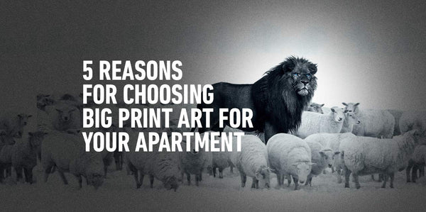 5 Reasons for Choosing Big Print Art for Your Apartment