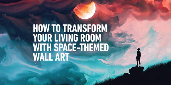 How To Transform Your Living Room with Space-Themed Wall Art