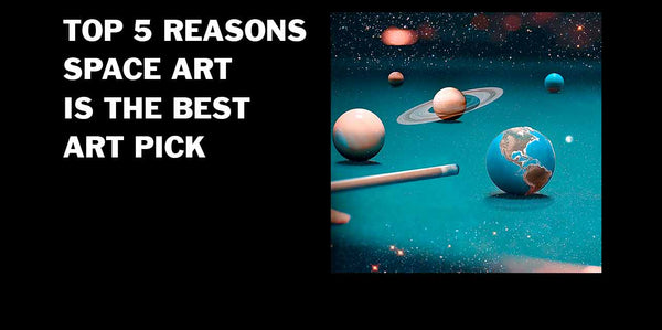 Top 5 reasons why space art is the best interior design choice for your home in 2024