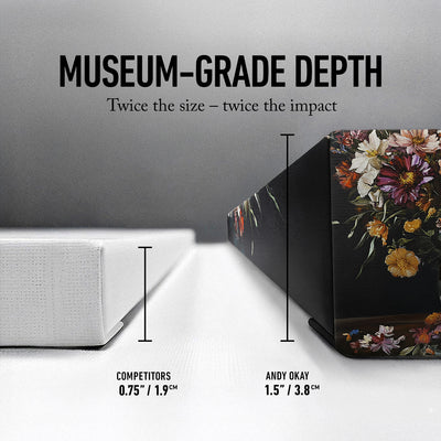 Garden Delights - Black Edition Canvas