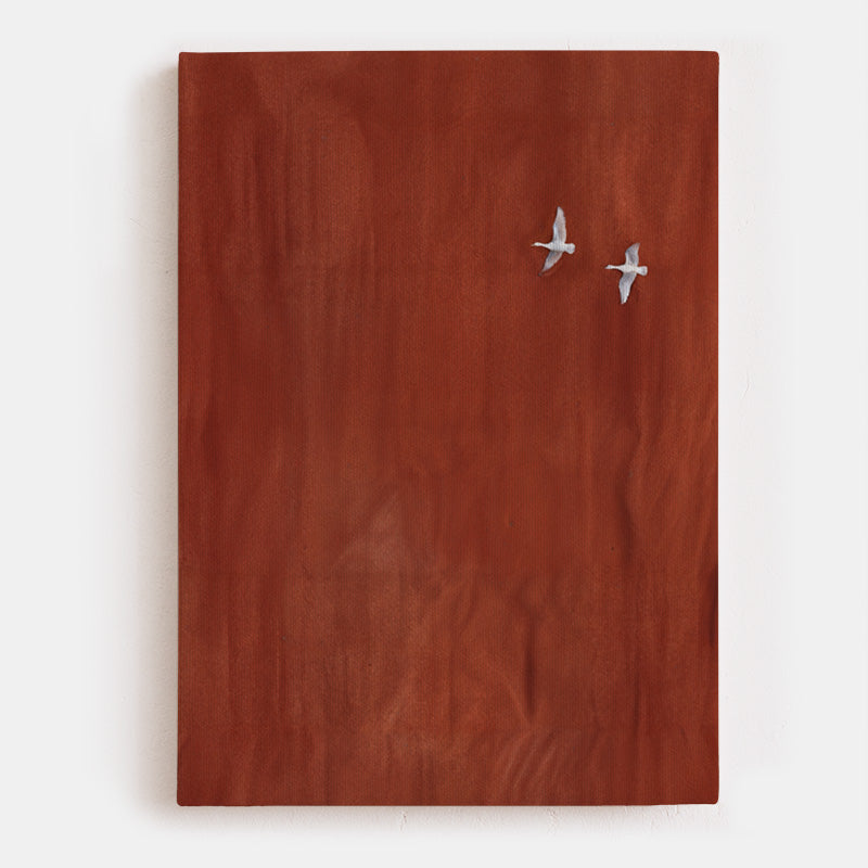 A Quiet Journey Canvas – Modern Minimal Canvas Art Birds in Open Sky ...