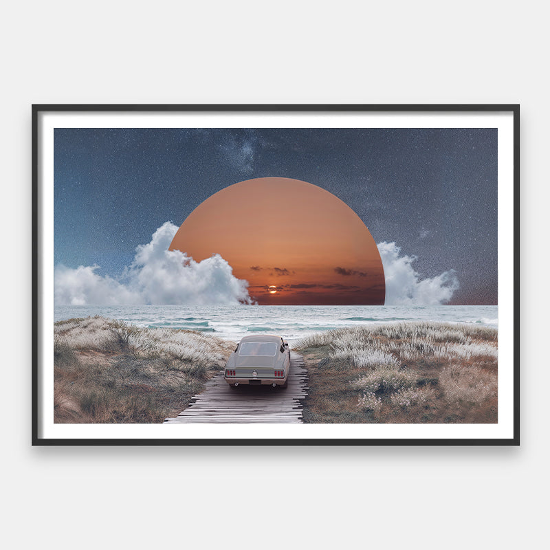 Ocean View [Limited Edition] – Ford Mustang Landscape Gallery Wall