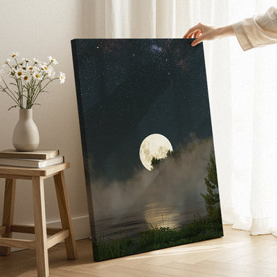 Moon Shot Canvas