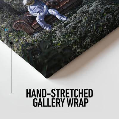 Astronaut in the Forest Canvas