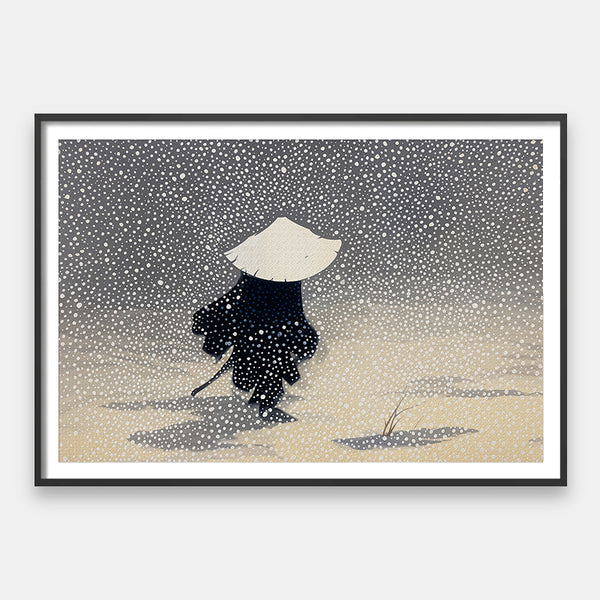 Footsteps In Silence [Best Seller] – Japanese Samurai Gallery Wall
