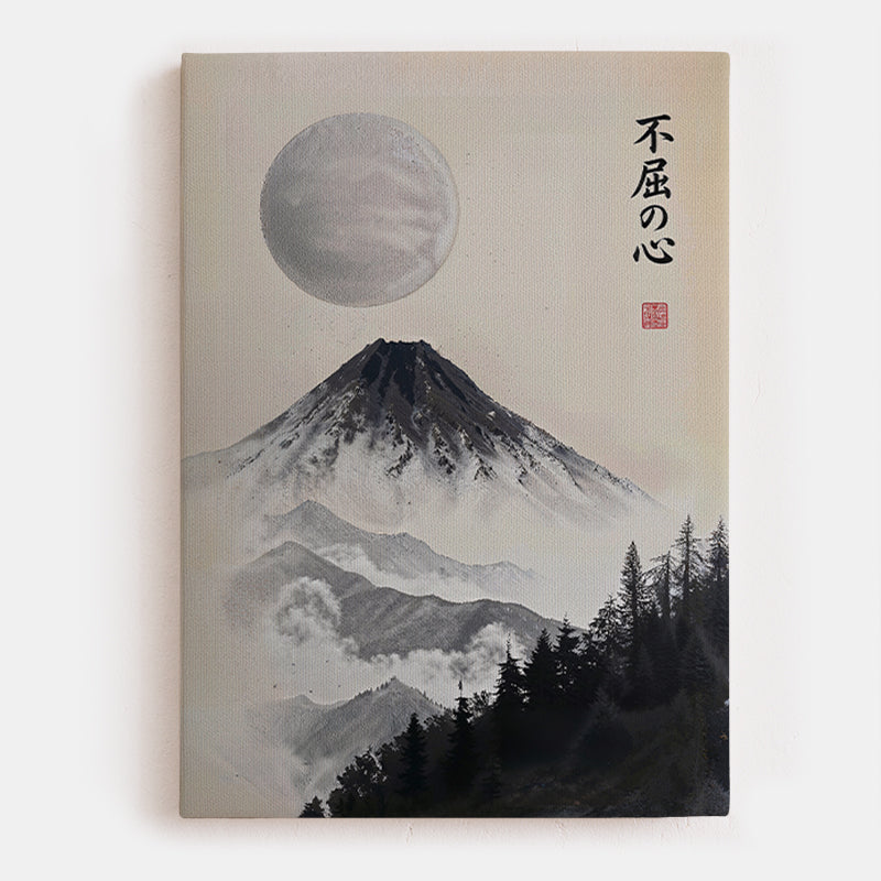 Fukutsu no kokoro Canvas [Best Seller] – Japanese Zen Mountain