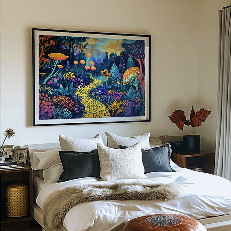 Path Of Wonder - Vibrant Surreal Forest Wall Art – Andy okay