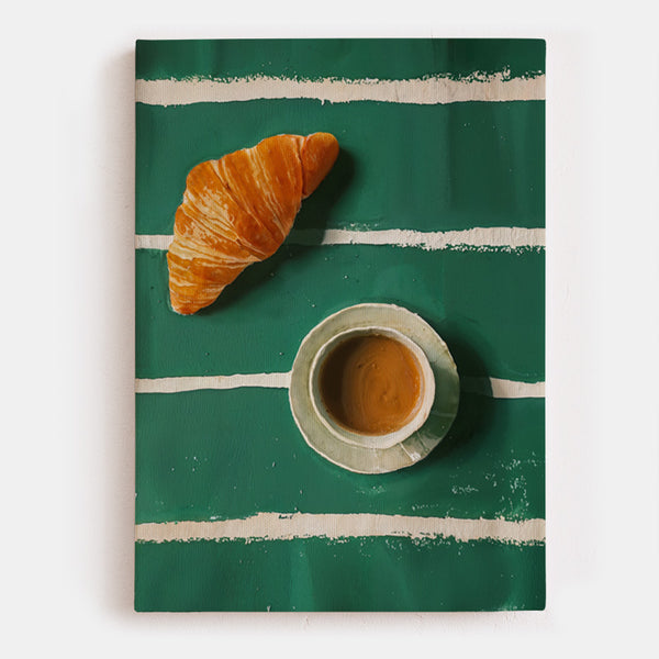 Coffee And Croissant Canvas [Best Seller] – French Breakfast