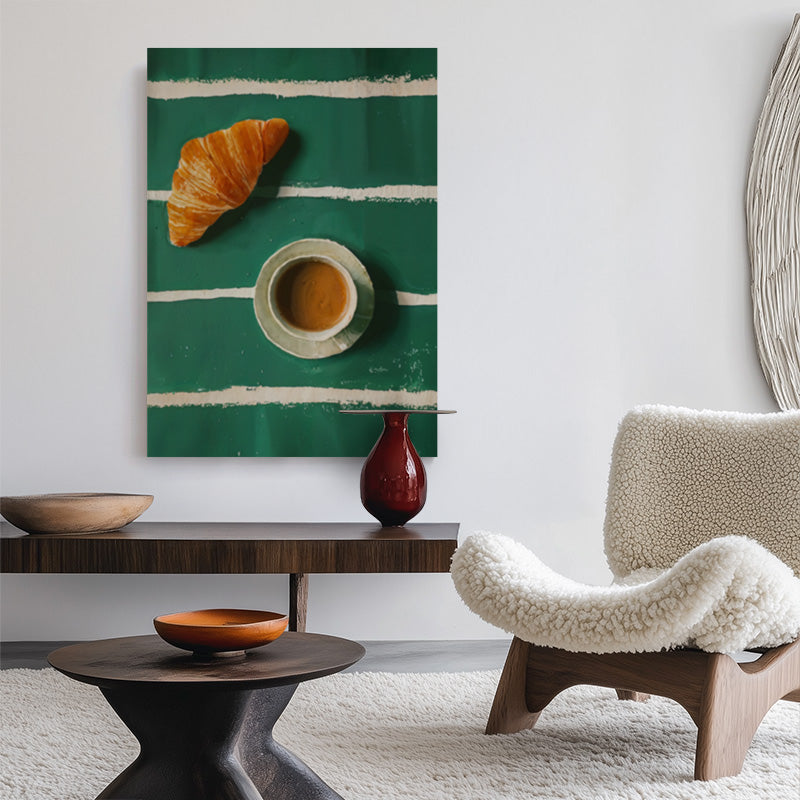 Coffee And Croissant Canvas [Best Seller] – French Breakfast