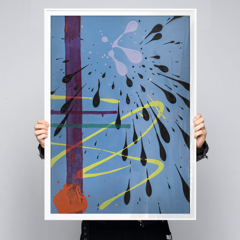 Controlled Chaos – Contemporary Abstract Art Splash Effect Modern Wall ...