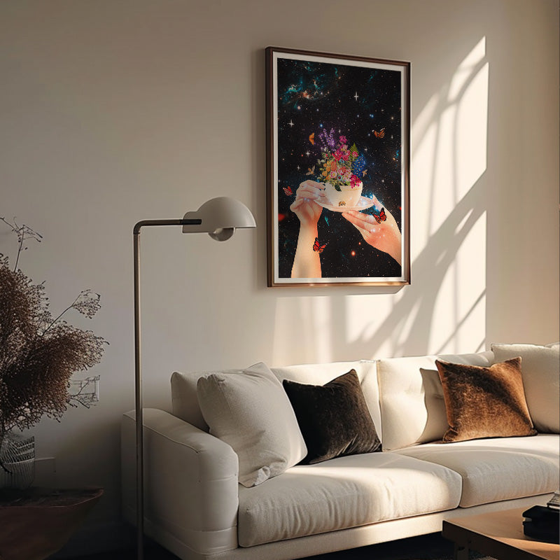 Have A Sip [Best Seller] – Surreal Coffee in Space Gallery Wall