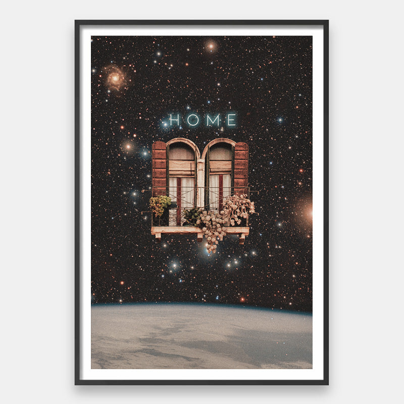 Home [Limited Release] – Surreal Window in Space Gallery Wall Art