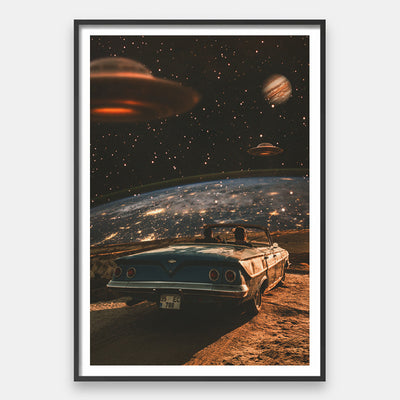 Stationary [Limited Release] – Surreal Space Car Gallery Wall Art