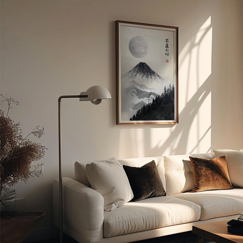 Fukutsu no Kokoro - Japanese Mount Fuji Wall Art – Andy okay