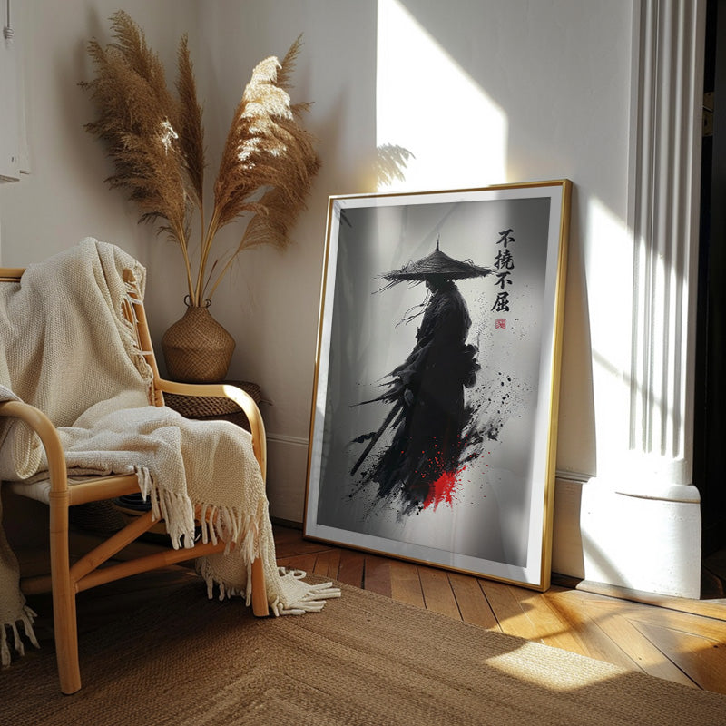 Fukkatsu Ritual Drawing Futoukutsu - Samurai Spirit Ink Wash Painting – Andy okay