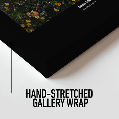Garden Delights - Black Edition Canvas