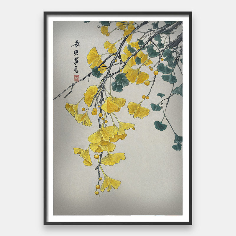 Gold Falling [Best Seller] – Japanese Ginko Yellow Flowers Gallery