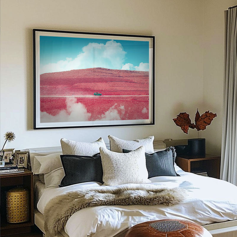 New Theory - Surreal Pink Landscape Wall Art – Andy okay