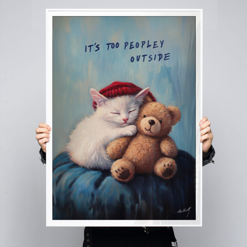 It's Too Peopley Outside [Best Seller] – Motivational Funny Animal