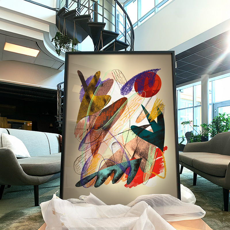 Fall Evening - Abstract Art Print by Jan Skácelík – Andy okay