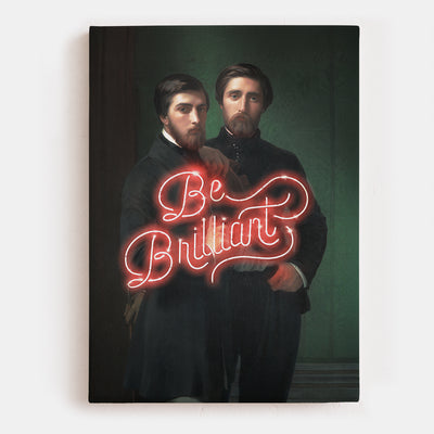 Soyez une toile brillante 