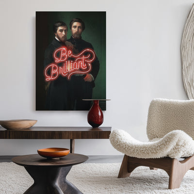 Soyez une toile brillante 