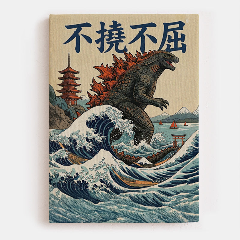 Kaiju Strength Canvas [Best Seller] – Japanese Godzilla Gallery
