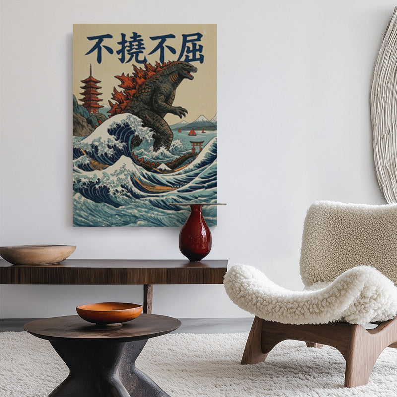 Kaiju Strength Canvas [Best Seller] – Japanese Godzilla Gallery