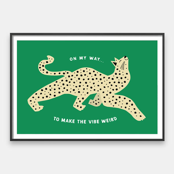 On My way To Make The Vibe Weird [Best Seller] – Motivational Cat