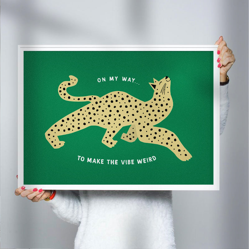 On My way To Make The Vibe Weird [Best Seller] – Motivational Cat