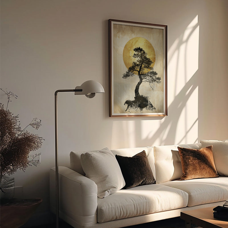 One Tree Hill [Best Seller] – Japanese Minimalistic Pine Tree