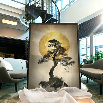 One Tree Hill [Best Seller] – Japanese Minimalistic Pine Tree