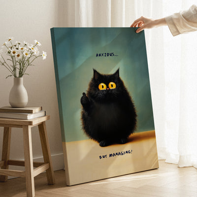 Anxious But Managing Canvas