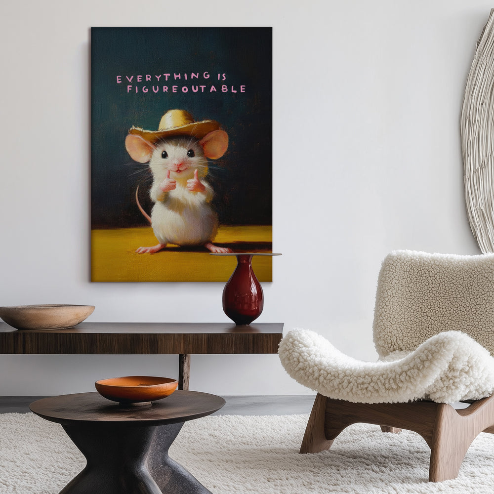 Everything is Figureoutable Canvas [Best Seller] – Motivational