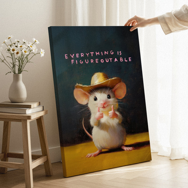 Everything is Figureoutable Canvas [Best Seller] – Motivational