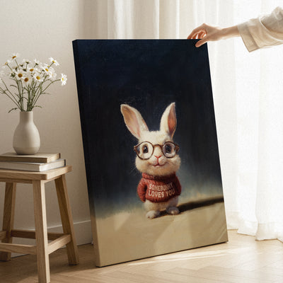 Somebunny Loves You Canvas