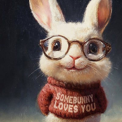 Somebunny Loves You Canvas