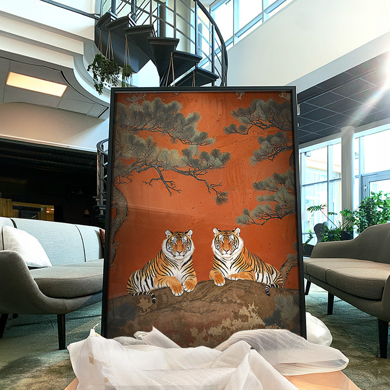 Power Couple [Best Seller] – Japanese Tiger Landscape Gallery Wall